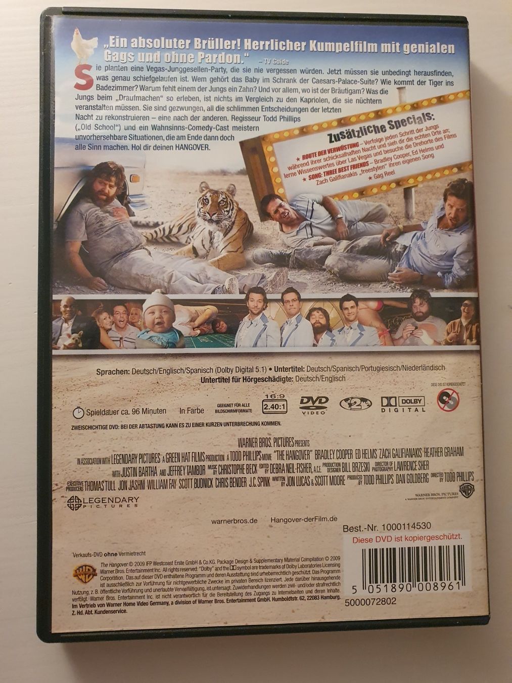 Tutti i DVDs: Hangover (2009) DVD – Usato da Sierre venduto da black.box 1