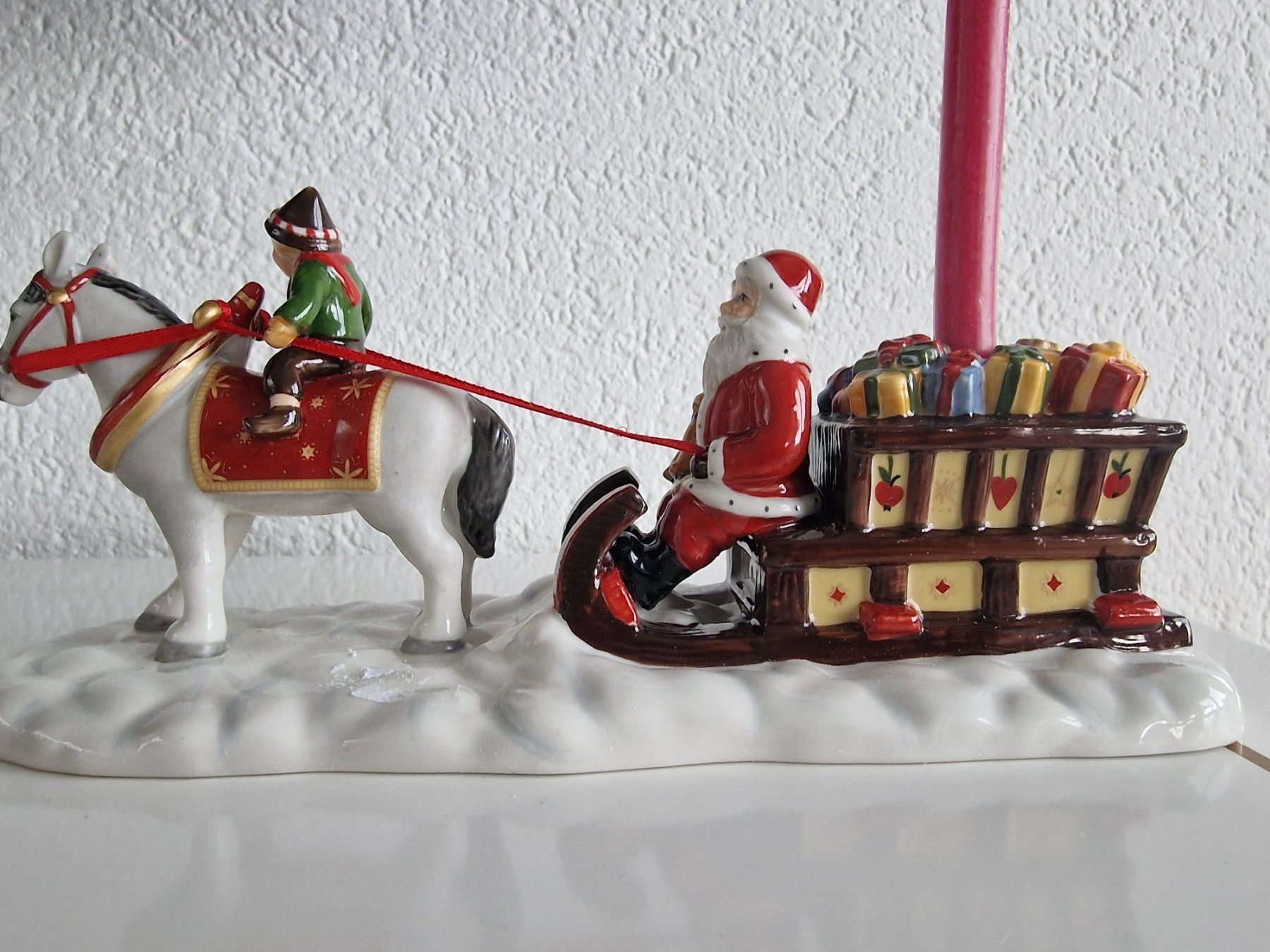 Villeroy & Boch Statuette: Villeroy Boch Santa mit Pferde Kutsche – Usato da Oberglatt ZH venduto da Alischa1 4