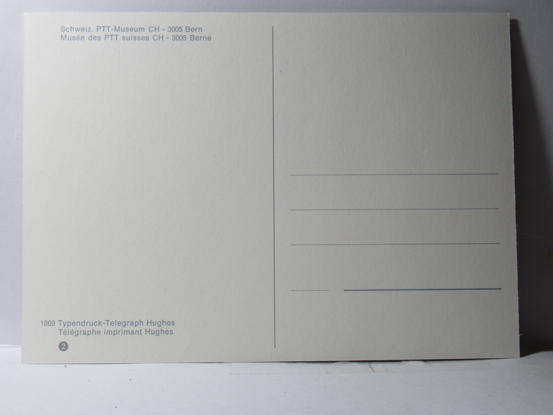 Cartoline postali: Bildpostkarte , Typendruck - Telegraph Hughes – Nuovo (secondo la descrizione) da Grenchen venduto da Bluemchen1900 1