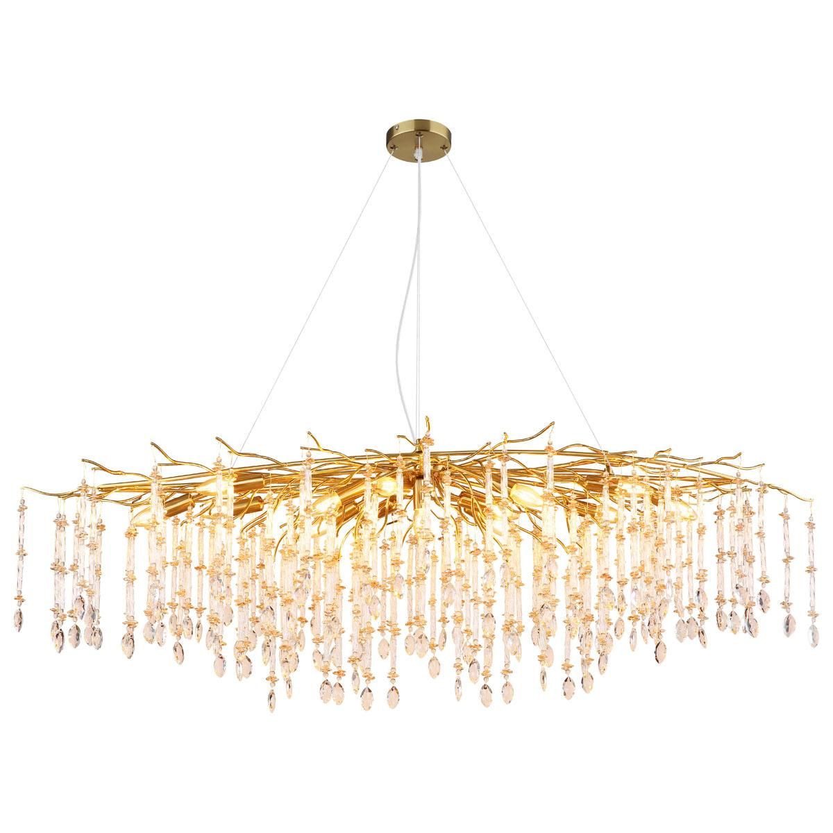 Lampadari & plafoniere: Pendelleuchte, Gold, 150 cm x 60 cm – Nuovo (secondo la descrizione) da Kreuzlingen venduto da Smart-Light 5