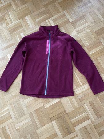Ziener Fleecejacke Kinder violett Grösse 140 guter Zustand