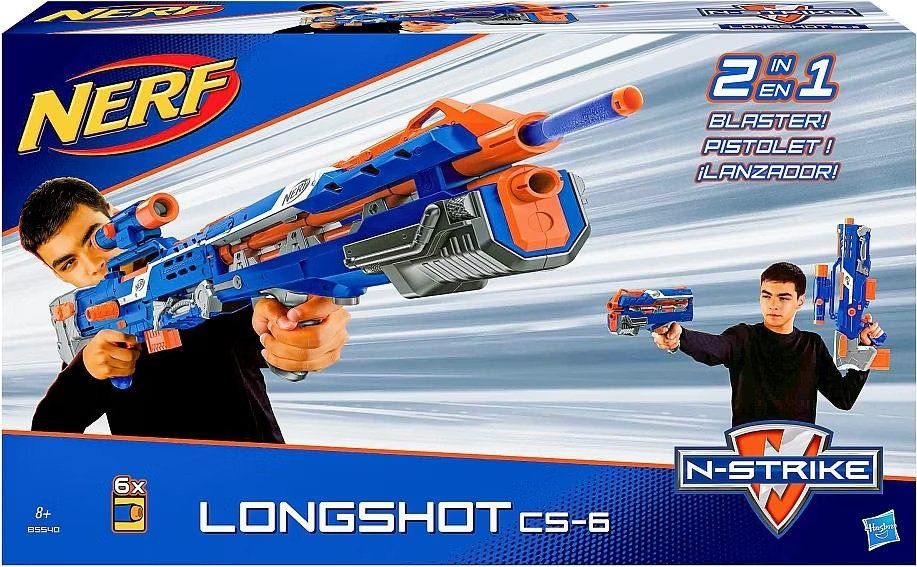 Nerf Spielzeuge: Nerf N-Strike Elite Longshot CS-6 – Gebraucht aus Vilters von smunksgaard 2