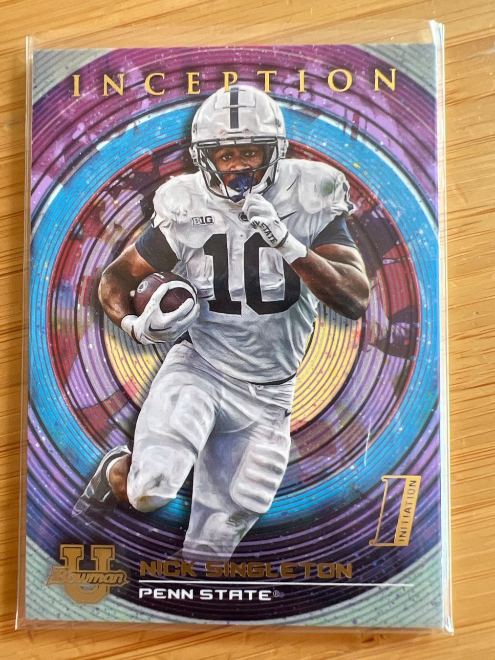 Topps Carte collezionabili: Topps Bowman Inception 2023 University Nick Singleton Rookie – Nuovo (secondo la descrizione) da Bern venduto da bestdeal_bern
