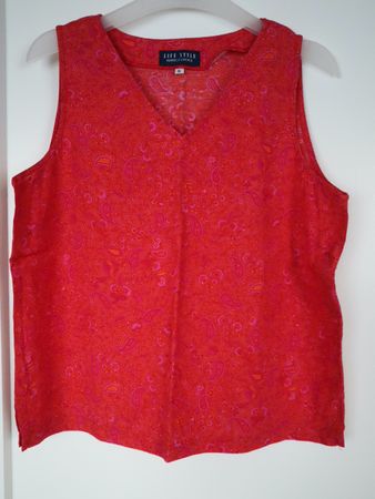 Top, Life Style, Gr. M, Paisley Muster, 100% Viscose