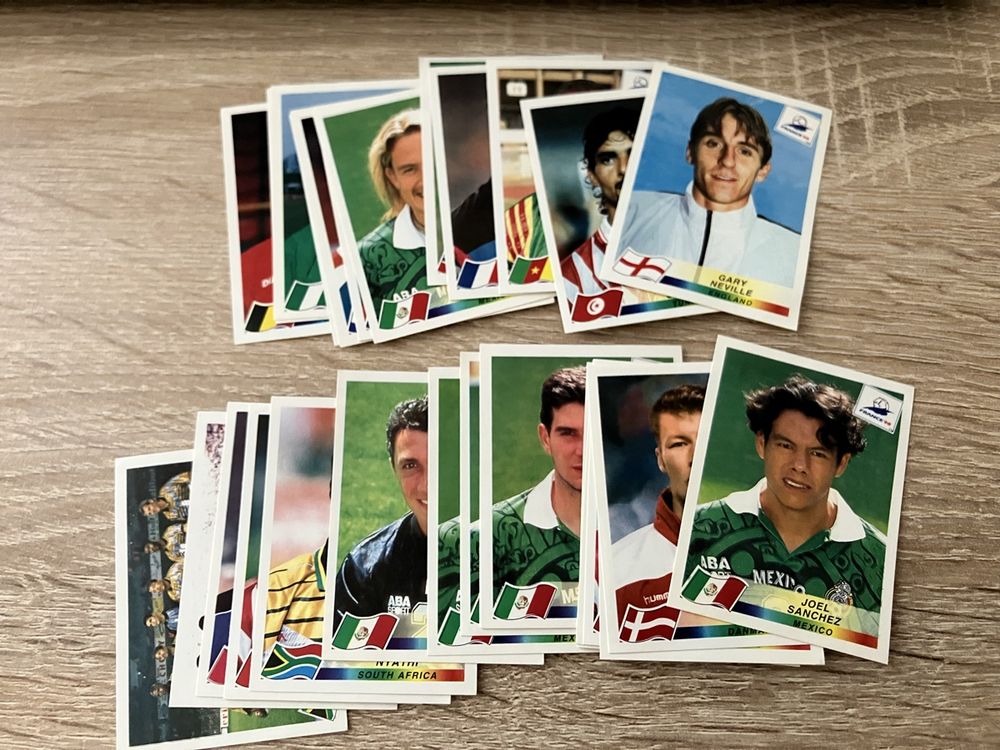 Panini WM 1998 France 98 Lot 28x Stickers top Zustand (Neu (gemäss ...