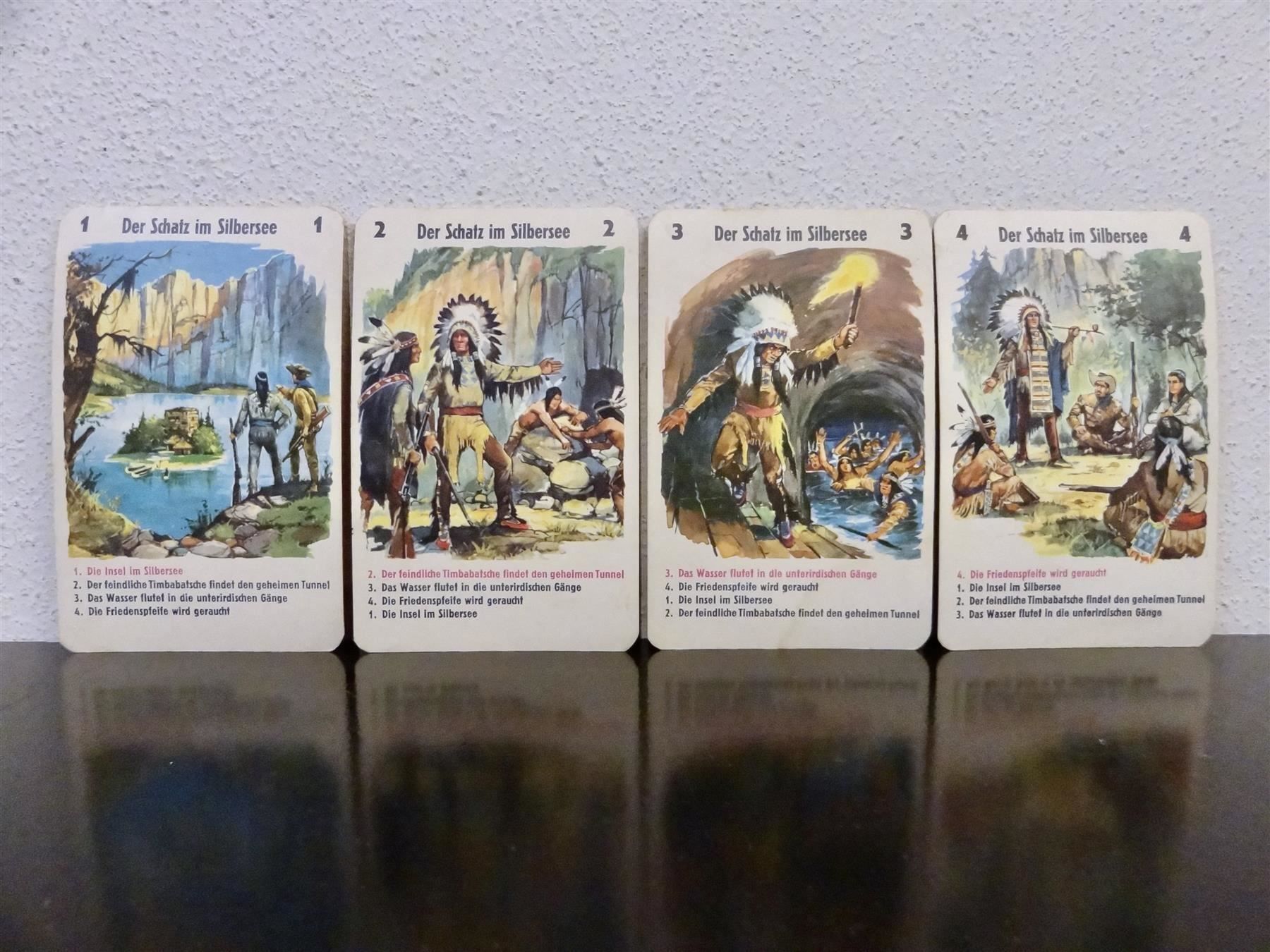 Giochi: schönes altes Quartett WINNETOU – Usato da Kerzers venduto da wisaundso 4