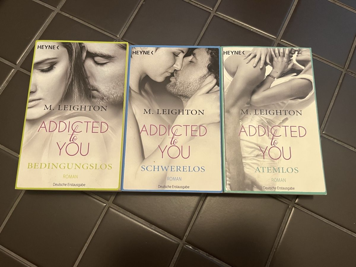 Libri: Romane M. Leighton "Addicted to You" Serie 3 Stk – Usato da Dallenwil venduto da vani_lia