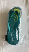 Sommerliche Flip-Flops, Türkis-Gelb, Grösse 8, Neu!