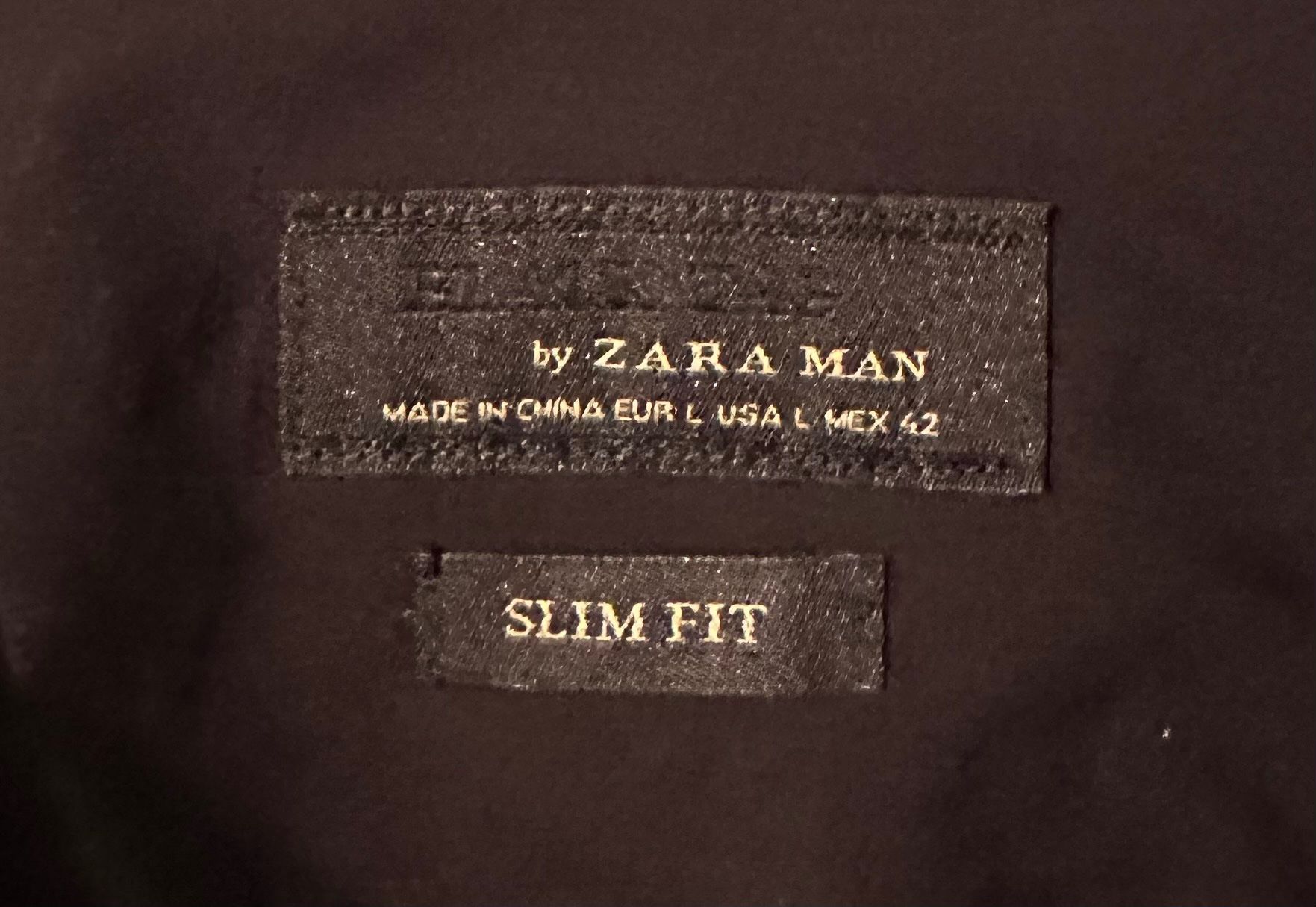 Zara Camicie: langarm Hemd schwarz - ZARA MAN - GR L – Usato da Zürich venduto da Jony2003 2