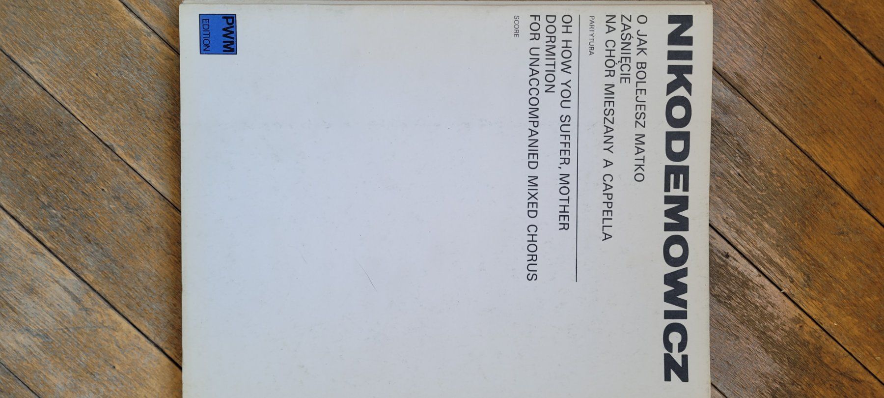 Libri: Partitions pour choeur compositeurs polonais – Nuovo (secondo la descrizione) da Genève venduto da agn_6hht 5