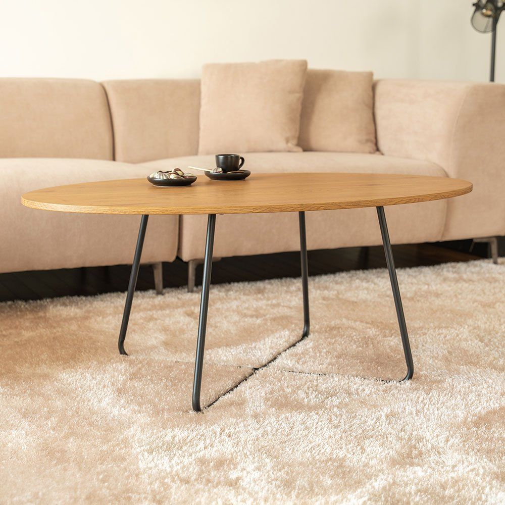 Tische: Couchtisch Oval NOVO - Oiled Oak – Neu und originalverpackt aus Wallenwil von toesstal-vertrieb 2