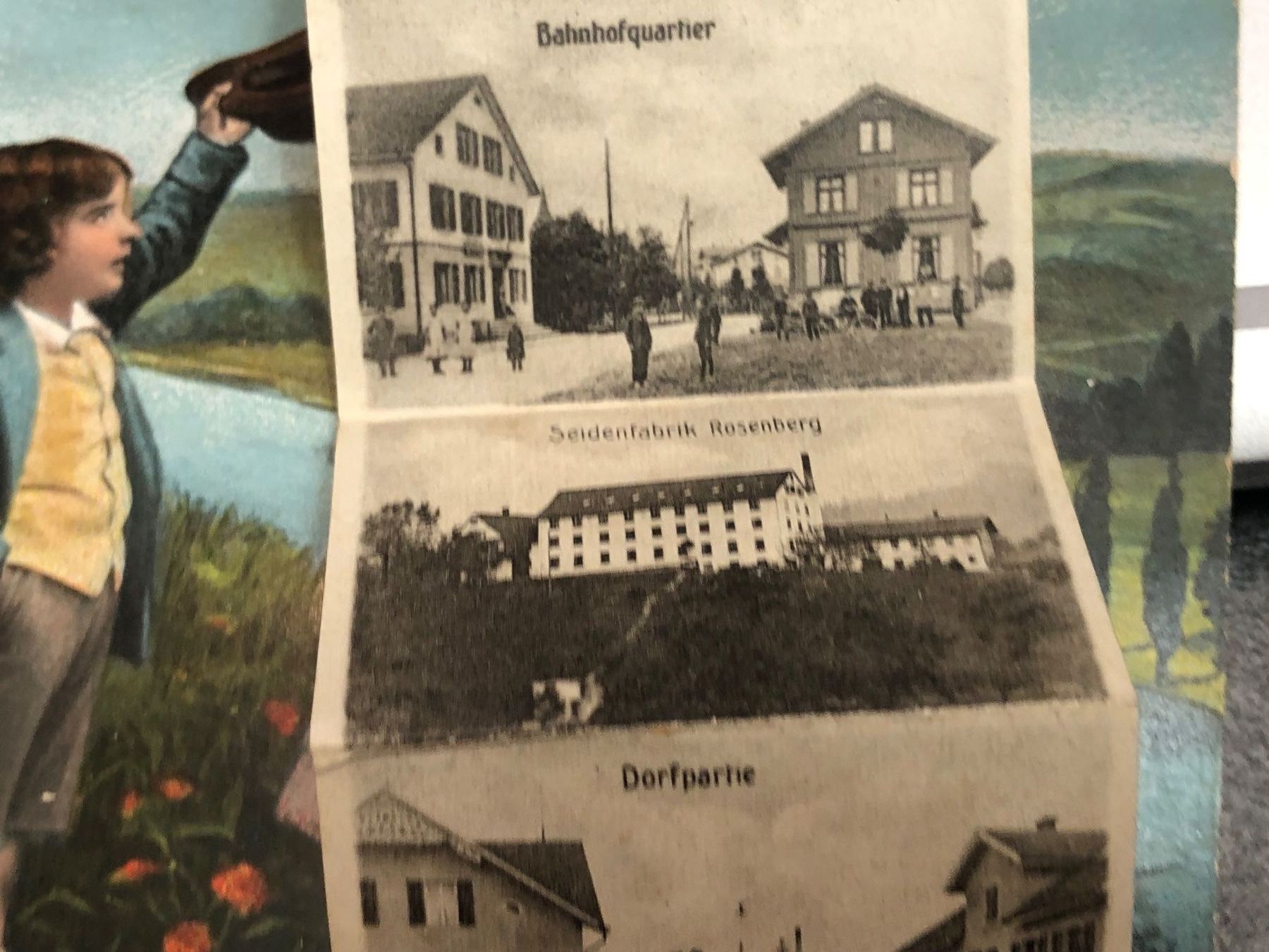 Cartoline postali: 4 alte Ansichtskarten WYLA ZH inkl. Litho & Leporello – Usato da Lufingen venduto da TopAnsichtskarten 7