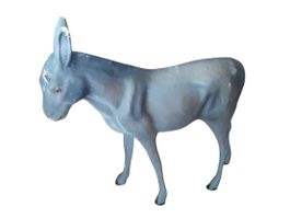 Antike Krippenfigur grosser Esel