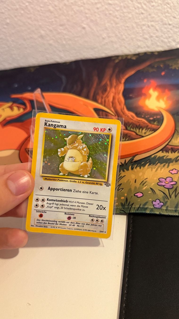 Pokémon Carte collezionabili: 1999 Pokemon Kangaskhan Holo 5/64 Jungle – Usato da Dübendorf venduto da Simplysimi 1
