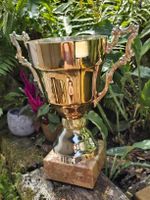 Pokal Silber Plated Marmorsockel Trande Sport 6,500kg.H 45cm
