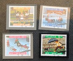 2000 PJ Pro Juventute Briefmarken ET