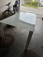 Glas Esstisch 180cm
