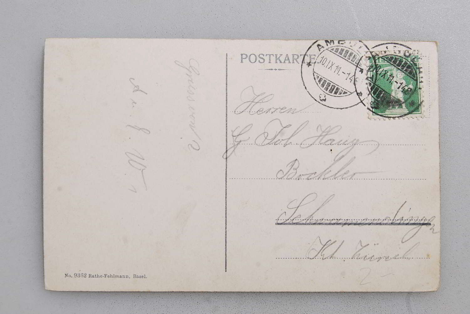 Cartes postales: AK Ragaz gegen Süden 1911 – D'occasion à Rüfenacht BE par Toro06 1