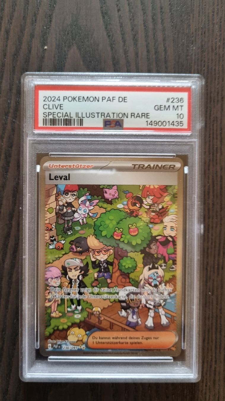 Pokémon Carte collezionabili: Pokémon Leval PAF 236/091 PSA 10 Deutsch – Usato da Bern venduto da NeoSatoshi