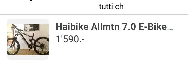 Haibike Biciclette: 1 Haibike Allmtn 7.0 Ebike – Usato da Bettwiesen venduto da LiquidDreams 1