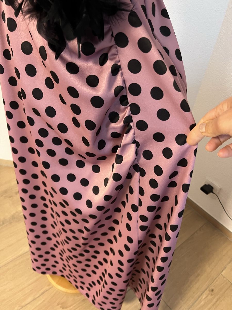 Vestiti: Wunderschönes Abendkleid, Gr.38, Rosa mit schwarzen Punkten. – Usato da Luzern venduto da suhamadlun 3