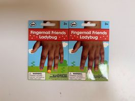 Fingernail Friends Ladybug Aufkleber 2er Set neu