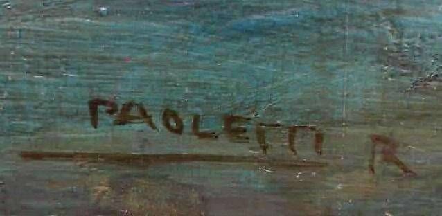 Dipinti: PAOLETTI Rodolfo 1866 - 1940 / Venise – Usato da Bulle venduto da italicum 5