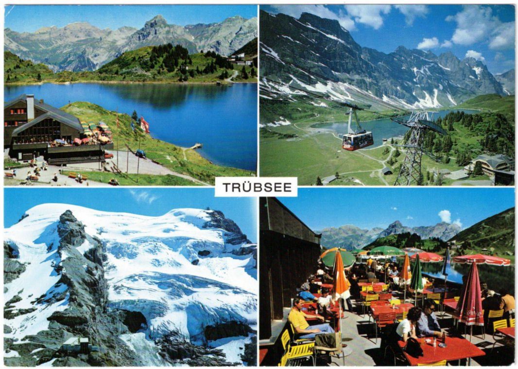 Ansichtskarten: Engelberg - 4 Bild AK Trübsee – Gebraucht aus Binningen von Mountainrider