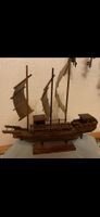 Orientalischen Asiatischen Stil Holz Segelschiff Modell.