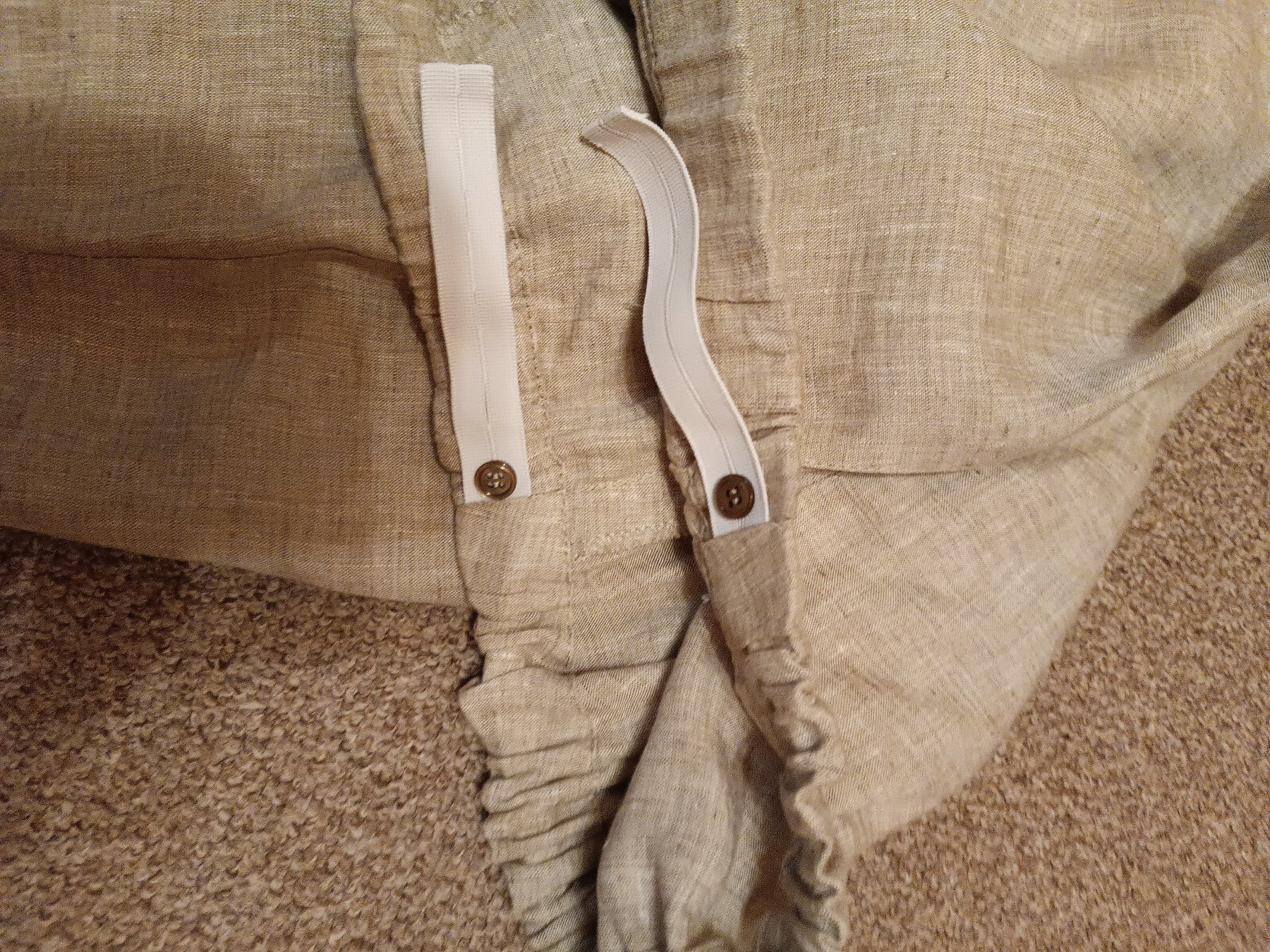 Hosen: Damenhose kurz beige aus Leinen – Neu (gemäss Beschreibung) aus Horn von sonjamenzi 6