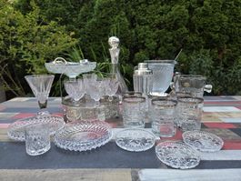 TOP 23-teiliges Vintage Luxus-Barset – Bohemia Crystal HOKA