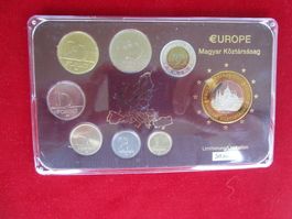 Euro Münzsatz 2004 stgl - Ungarn - Probe - mit Zertifikat