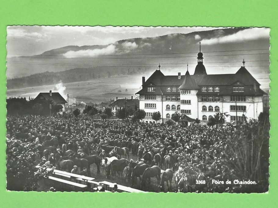 Ansichtskarten: Foire de Chaindon – Gebraucht aus Zürich von t24_de