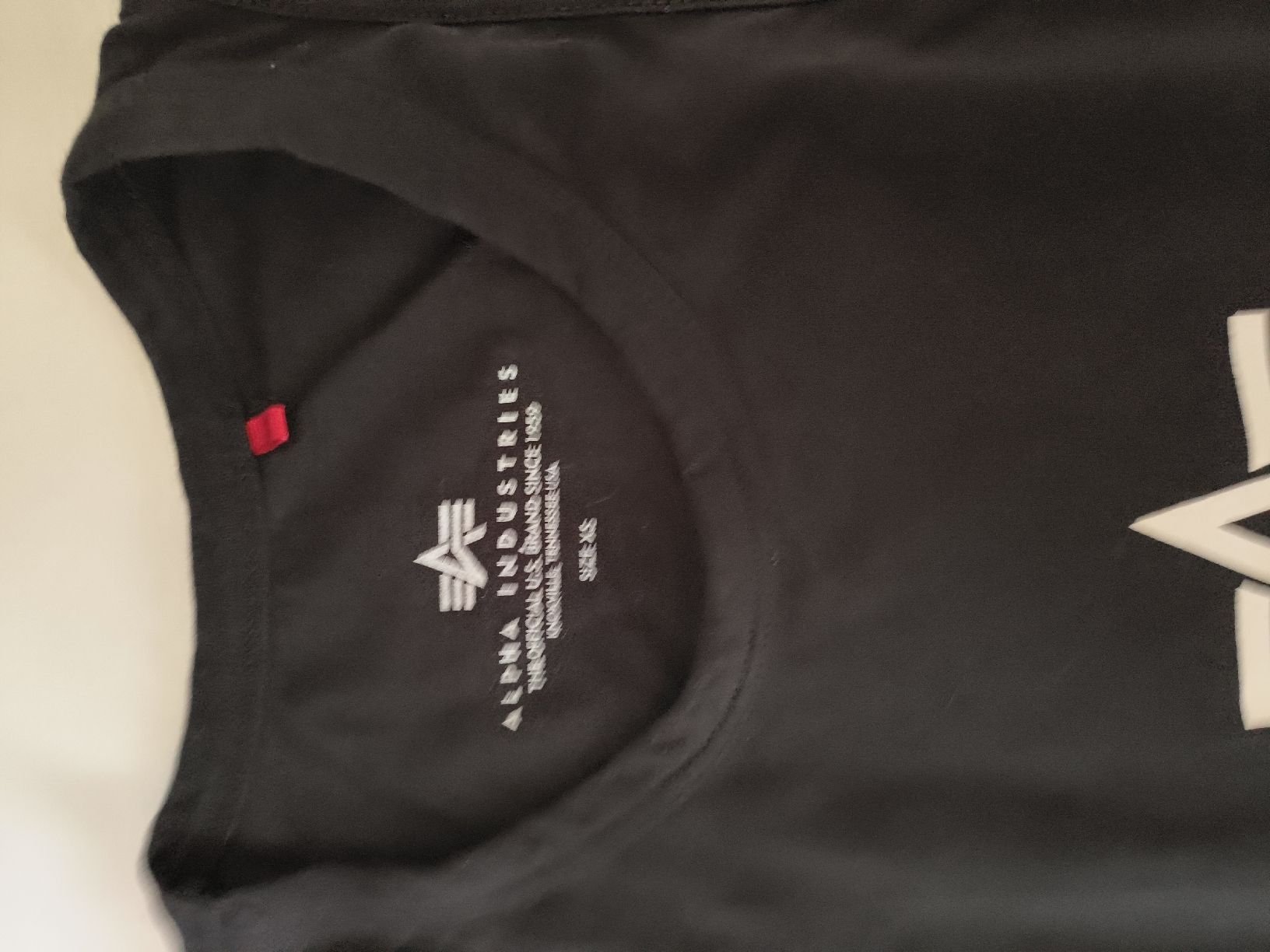 T-shirt: Alpha Industries Tanktop schwarz Gr. XS – Usato da Biel/Bienne venduto da M.D.C 2
