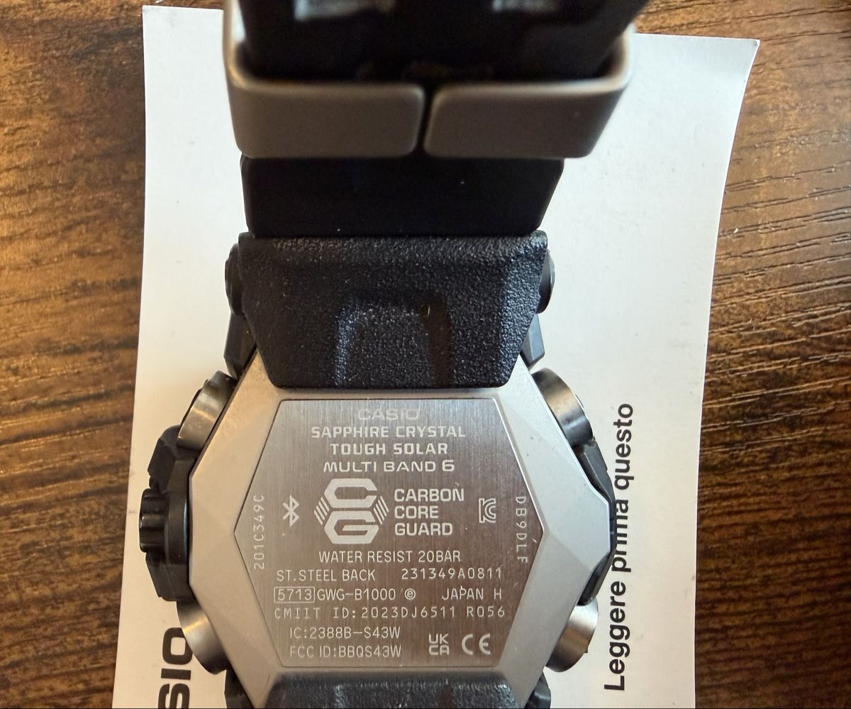 Casio Orologi: Casio G-SHOCK GWG-B1000-1AER – Usato da Lohn-Ammannsegg venduto da -dovahkiin- 3