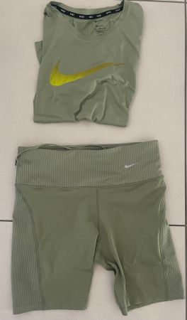 Nike - Damen Sport-Set, Gr M, Khaki
