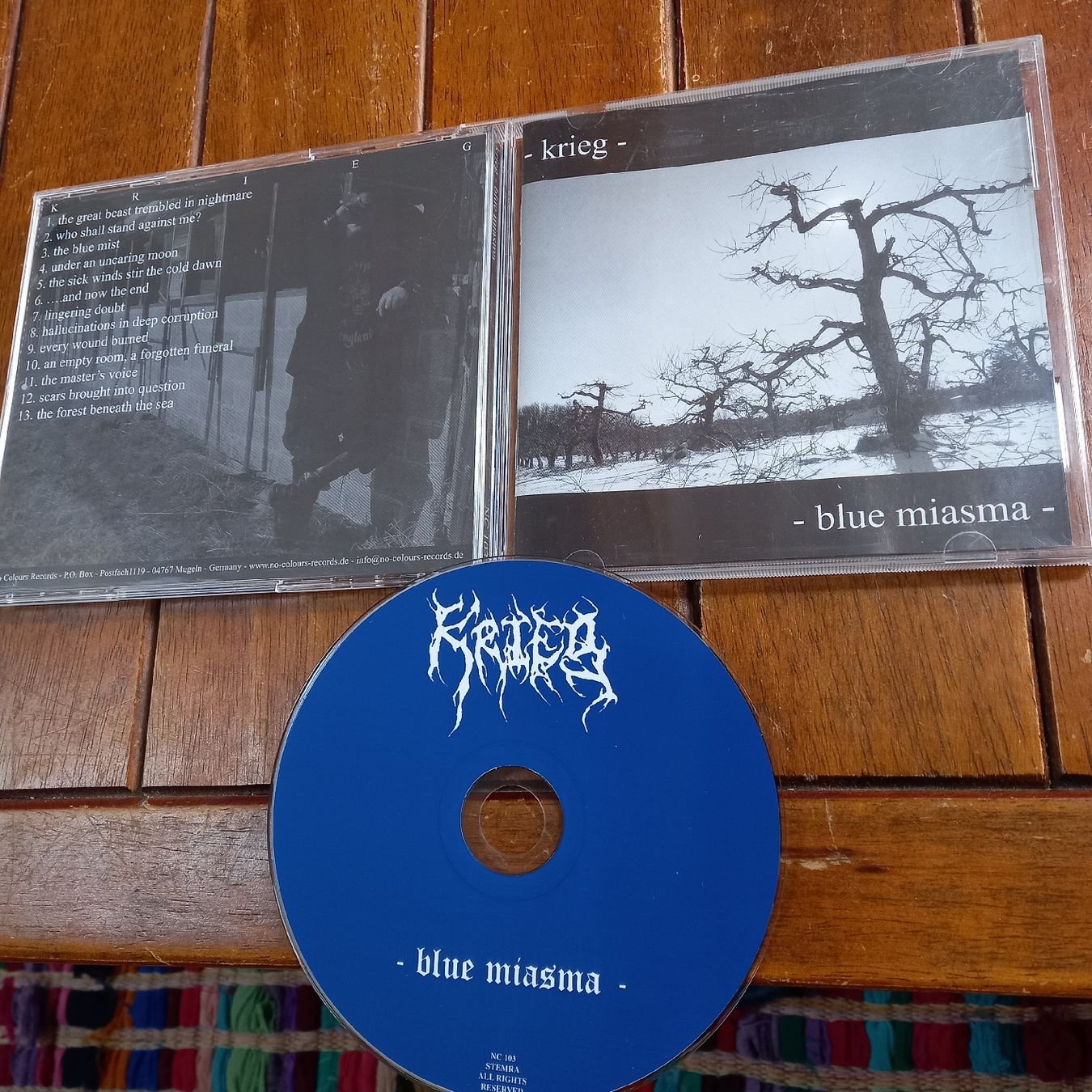 CDs: krieg - blue... – D'occasion à St-Cergue par VeganWarrior