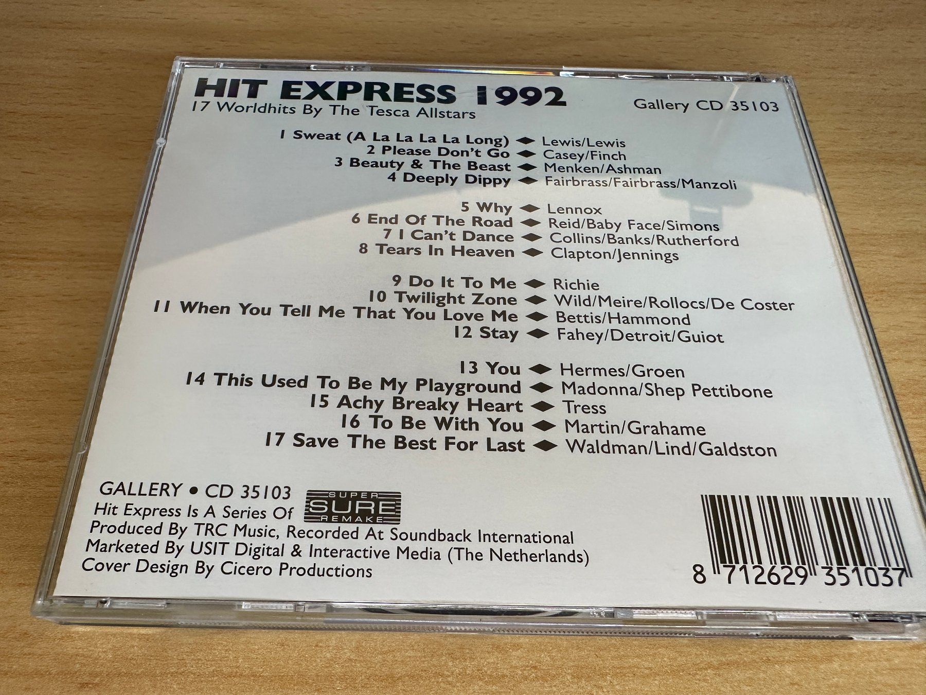 CD: The Tesca All Stars - Hit Express 1992 – Usato da Rikon im Tösstal venduto da Alpenmutz 1