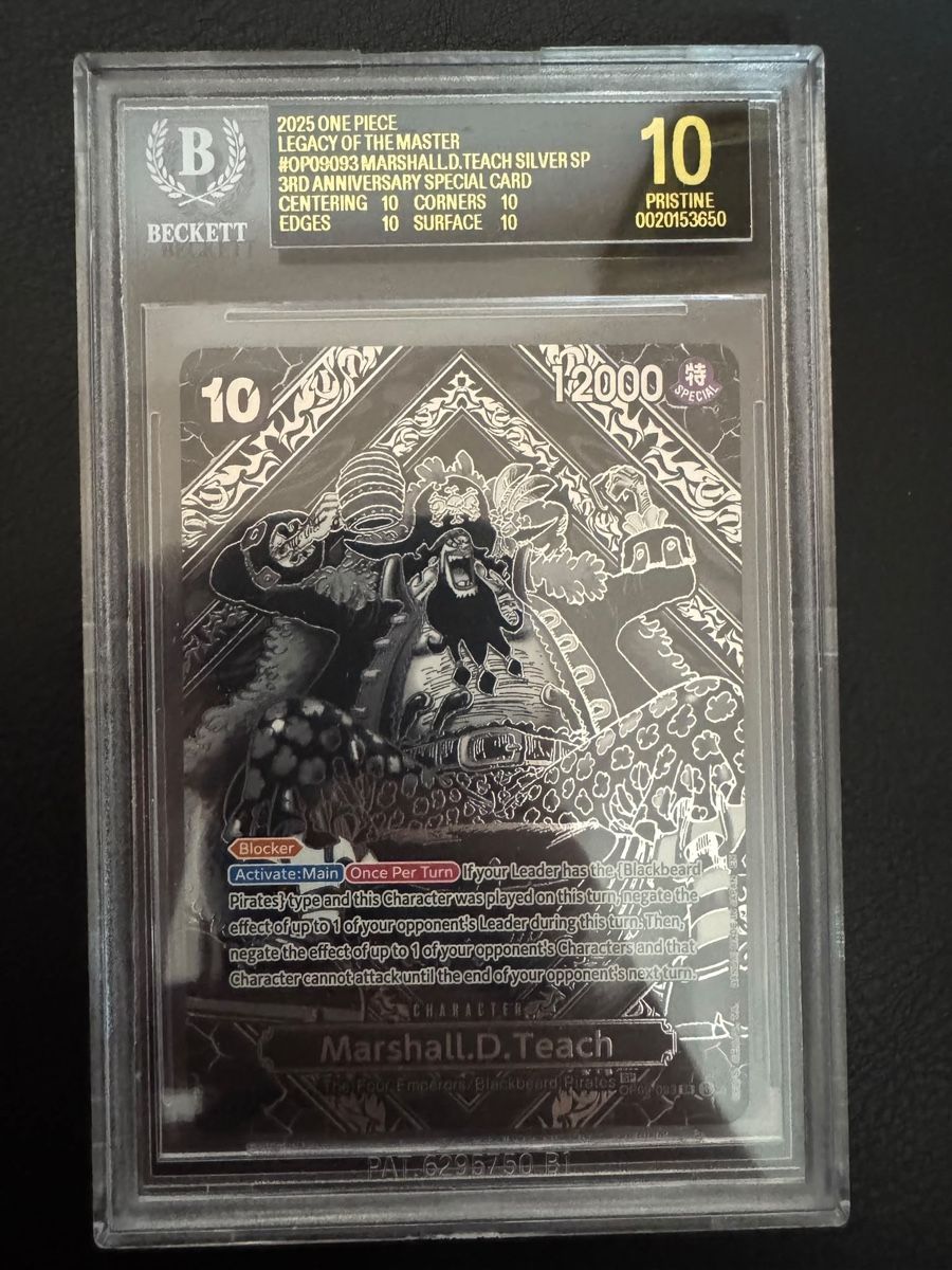Bandai Cartes à collectionner: One Piece Marshall.D.Teach SP Beckett 10 Pristine – Neuf (Voir description) à Dietikon par res_2phr 1