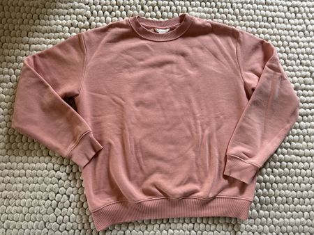 Sweatshirt H&M, lachsfarben, M