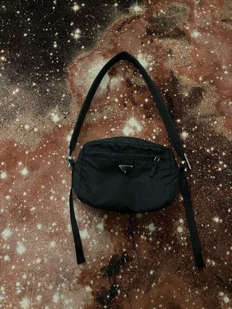 Prada Umhängetasche Nylon schwarz