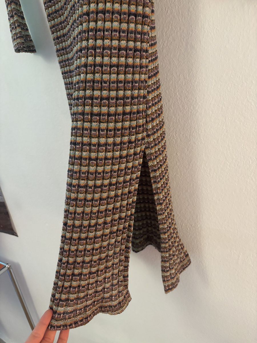 Pull&Bear Vestiti: Pull&Bear Strickkleid, Gr. M, Lila orange gestrickt Sommer – Usato da Riehen venduto da selma.s 2