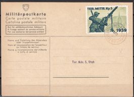 Militärpostkarte 2.Wk Mit Soldatenmarke Fenster Im Turm