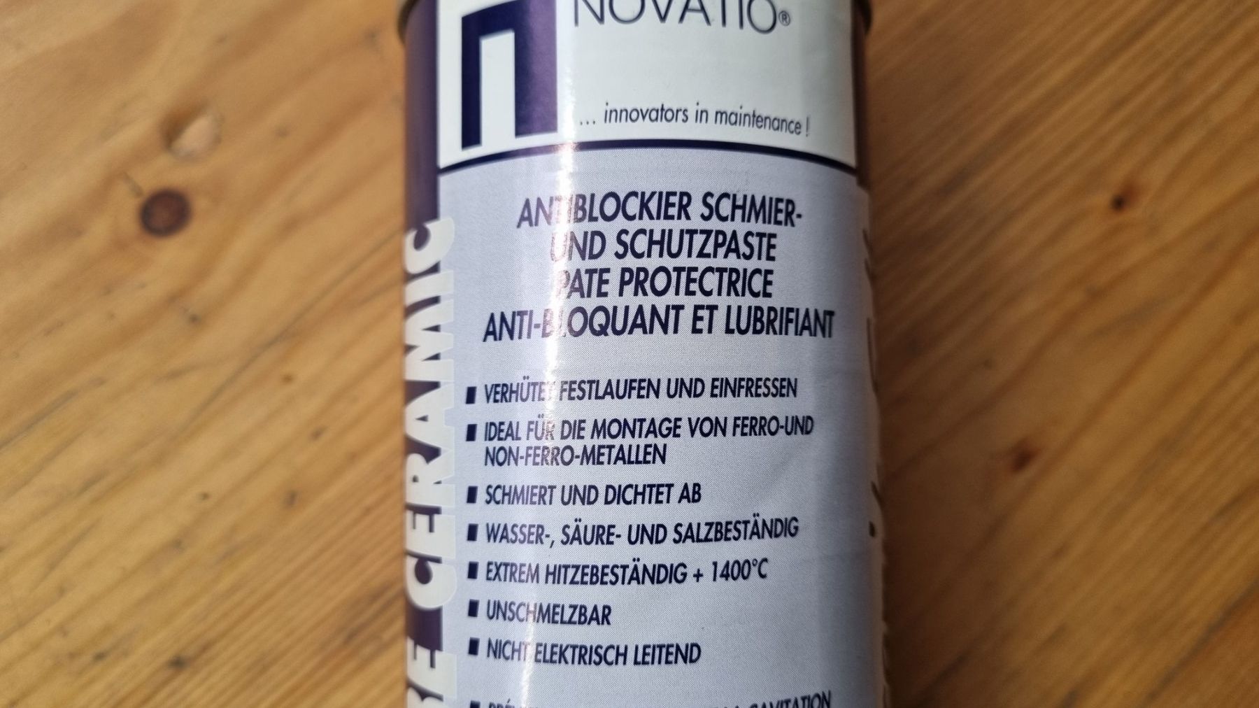Prodotti di pulizia: Novatio Novalube Ceramic Antiblockier Schmier + Schutzpaste – Nuovo (secondo la descrizione) da Tägerschen venduto da Moto-Welt-Parts 1