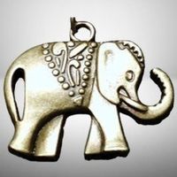 🐘 Handmade Unikat: Die "Elefant"-Lederhalskette  💫