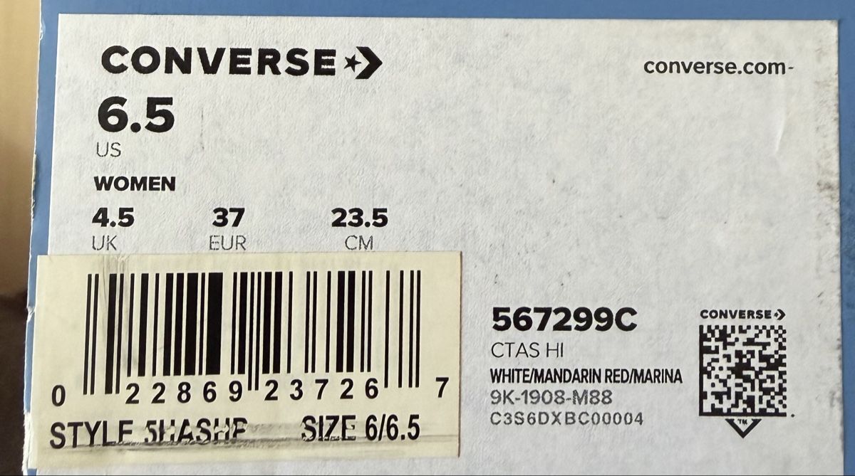 Converse Scarpe da donna: Baskets Converse Chuck Taylor MILLY BOBBY BROWN 37 – Nuovo (secondo la descrizione) da Monthey venduto da Ben1 3
