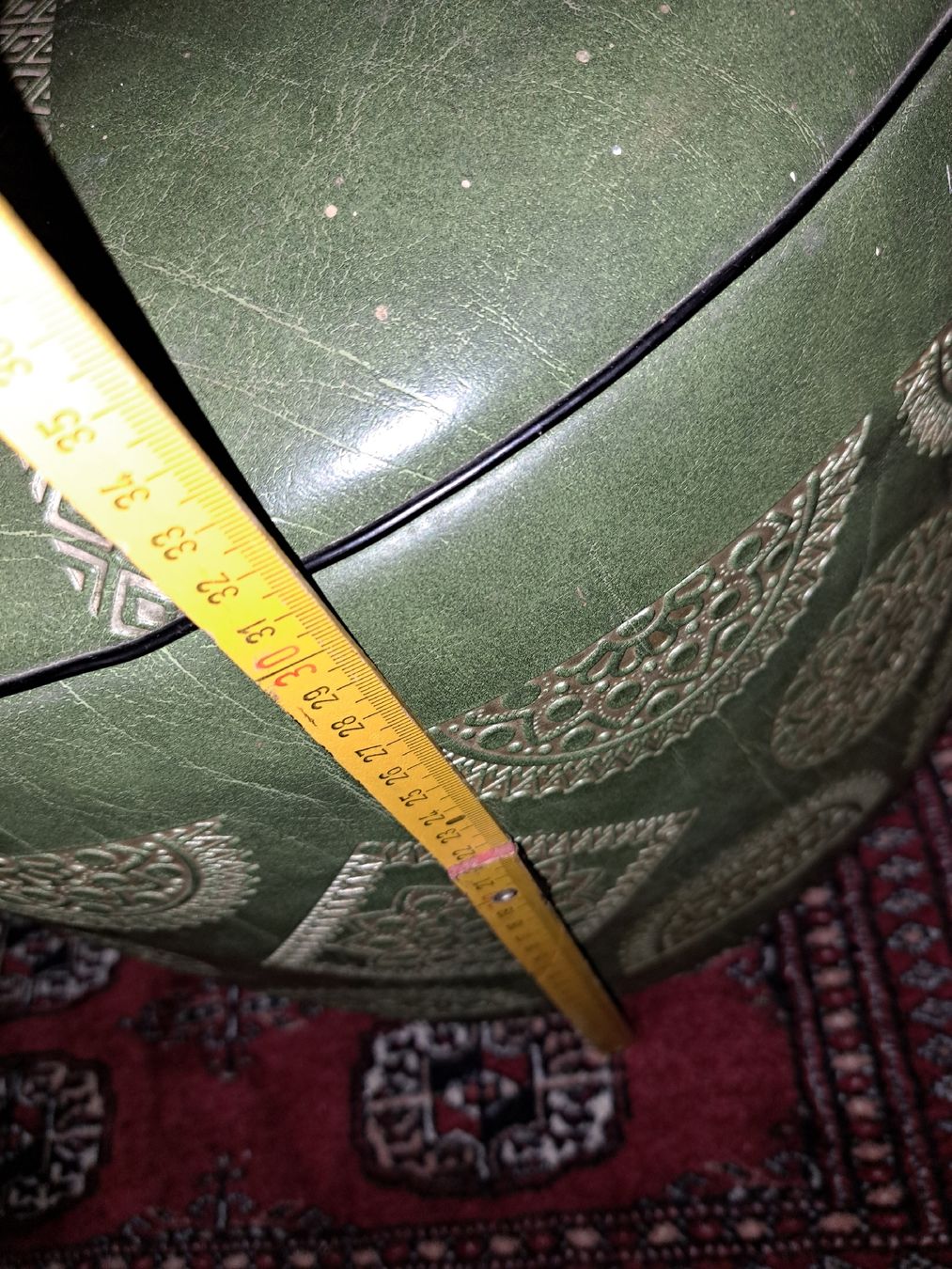 Hocker: Vintage Leder Hocker orientiert  – Gebraucht aus Kölliken von Upcycling-by-Mc-TAM 2