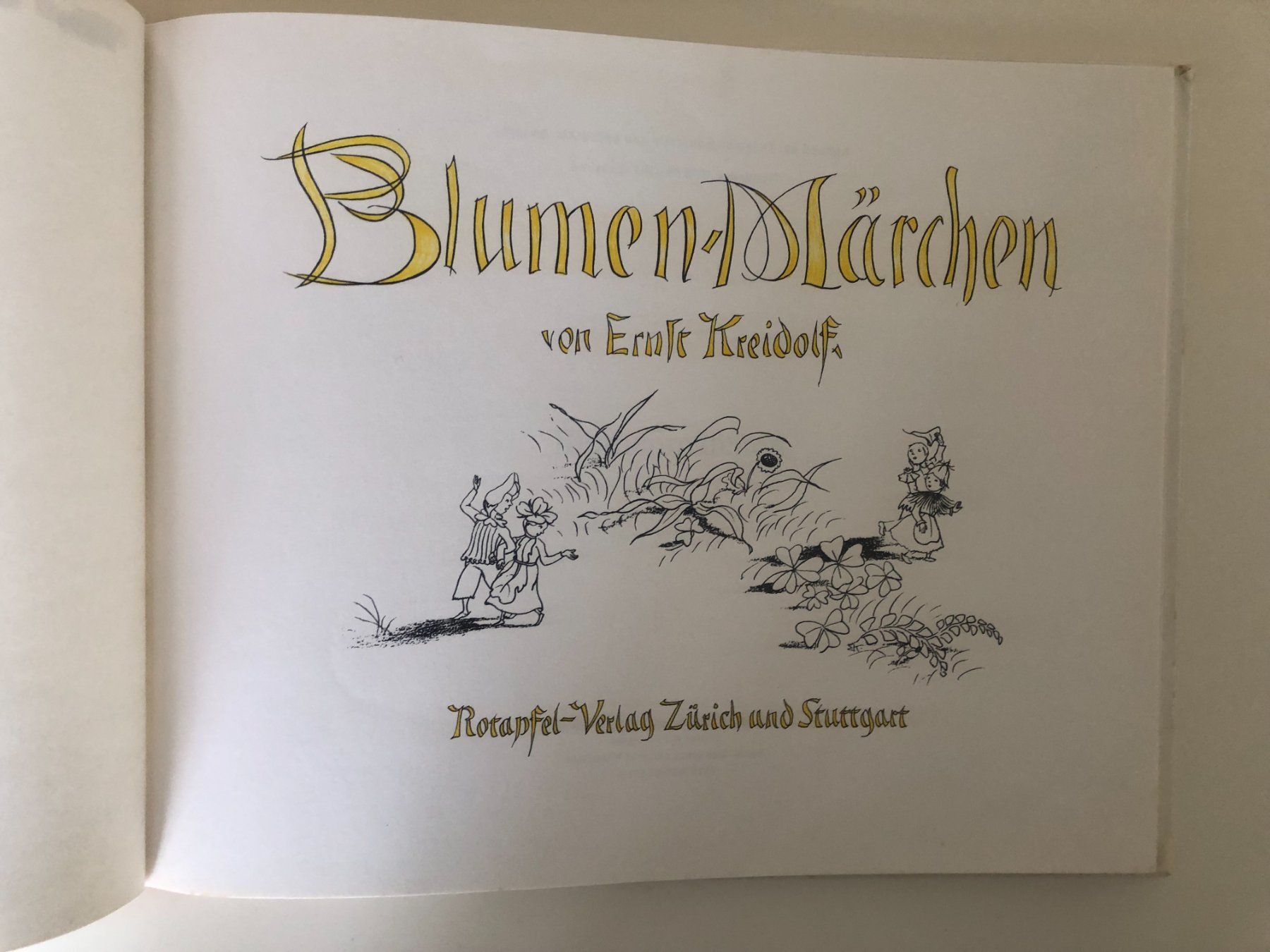 Libri: Blumen-Märchen von Ernst Kreidolf – Usato da Bassersdorf venduto da sammelfloh 1