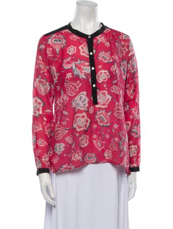 ISABEL MARANT ETOILE Bluse Gr. 38 | M Hauchzarter Voile