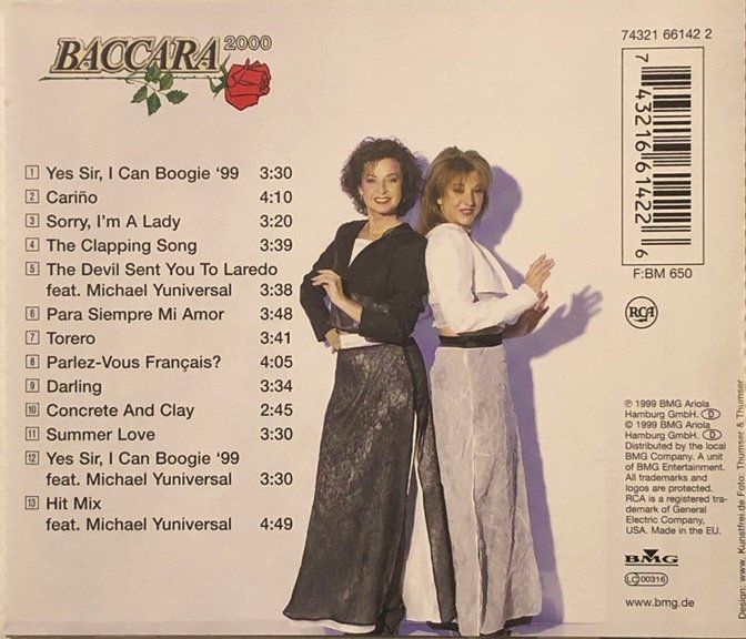 CDs: Baccara 2000 - Baccara 2000 – D'occasion à Grüningen par azulverde 1